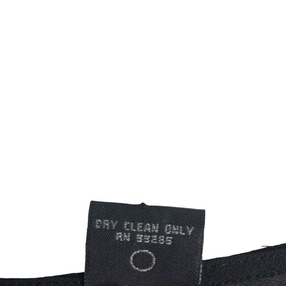 Vintage Express Dress 11/12 Black Silk Midi Flutter Sleeve Y2K Fairy Whimsigoth‎ - Picture 6 of 13